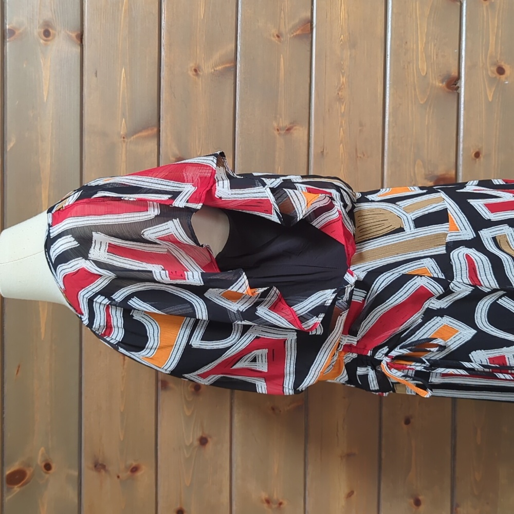 Geometric Patterned Dress - image 3